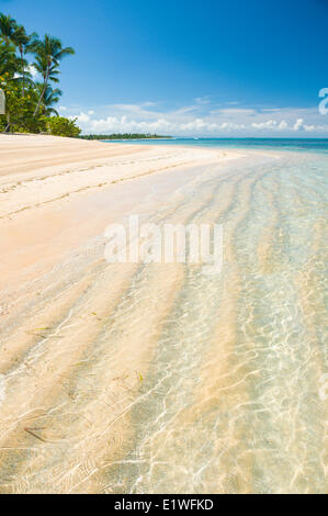 Une plage idyllique à Las Terrenas, République Dominicaine Banque D'Images