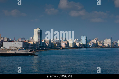 Front de mer, le Malecón, de La Havane, Cuba Banque D'Images