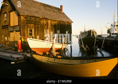 Dory Shop, Lunenburg, Nouvelle-Écosse, Canada, Banque D'Images