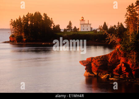 Blockhaus léger, fort Amherest, Rocky Point, Prince Edward Island, Canada Banque D'Images