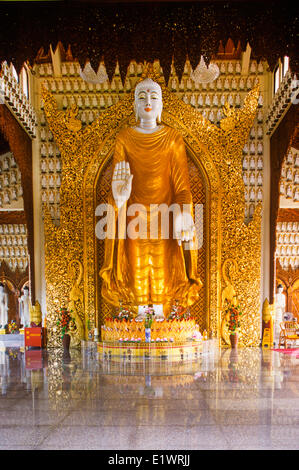 Temple de Dhammikarama, Georgetoiwn, Penang, Malaisie Banque D'Images