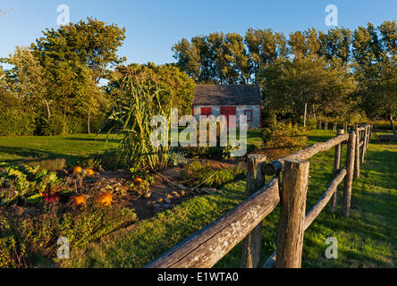 Jardin de la récolte d'automne. Lieu historique national de Grand Pré. Grand-pré, Nouvelle-Écosse. Le Canada. Banque D'Images