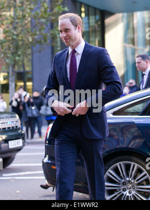 UK, Londres : le duc et la duchesse de Cambridge arrivent à se connecter qu'Siège social le 19 novembre 2013. Banque D'Images