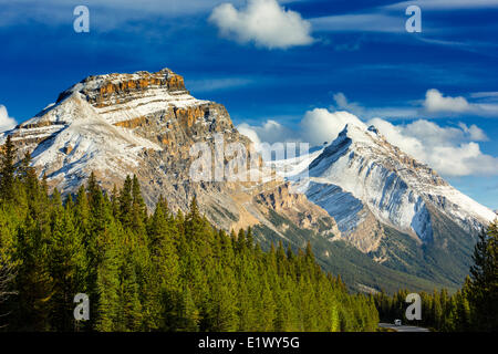 Monter Andromaque, glaciers, Banff National Park, Alberta, Canada1 Banque D'Images