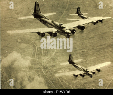 2e Groupe de bombardement ; 15e de la Foce ; 49e, 20e, 96e 429e Escadrons ; B-17s Banque D'Images