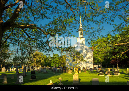 L'église anglicane St. John, Port Williams, en Nouvelle-Écosse, Canada Banque D'Images