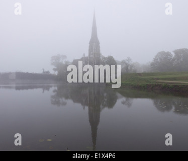 Skt. Albans Kirke ou Église de Saint-Alban, Europe, PublicGround Banque D'Images