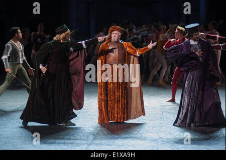 Londres, Royaume-Uni. 10 Juin, 2014. L'English National Ballet présente la répétition générale pour Roméo et Juliette avec Tamara Rojo et Carlos Acosta au Royal Albert Hall Crédit : Piero Cruciatti/Alamy Live News Banque D'Images