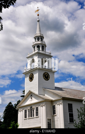 HANCOCK, NEW HAMPSHIRE : xviiie siècle Premier Congregational Church Banque D'Images