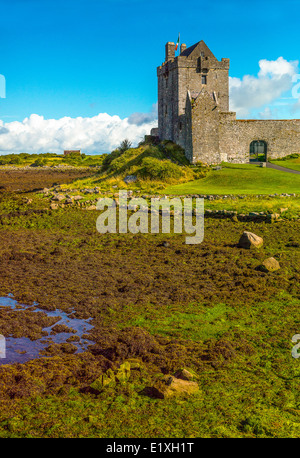 L'Irlande, Galway, le comté de Dunguaire castle Banque D'Images