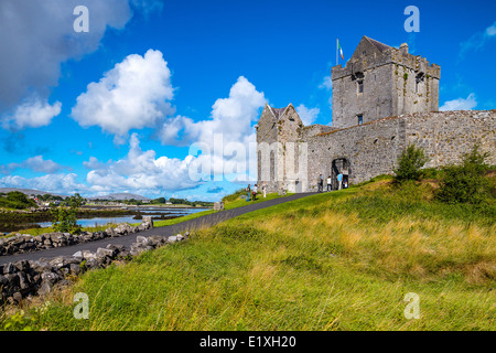 L'Irlande, Galway, le comté de Dunguaire castle Banque D'Images