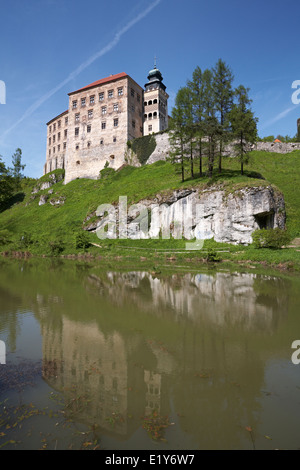 Région de Malopolska Pologne Parc National Ojcow Pieskowa Skala Château près de Cracovie Banque D'Images