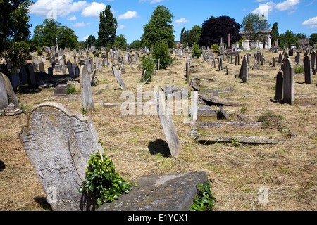 Cimetière de Kensal Green sur Harrow Road dans l'ouest de Londres - Royaume-Uni Banque D'Images