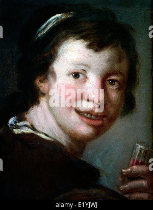 Tête de jeune homme de Cornelis Cornelisz van Haarlem Pays-Bas Pays-Bas 1562-1638 Banque D'Images