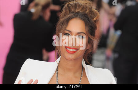 London, UK, UK. 11 Juin, 2014. LEONA LEWIS La chanteuse arrive pour le 'Walking on Sunshine' premiere at VUE West End. © Ferdaus Shamim/ZUMA/ZUMAPRESS.com/Alamy fil Live News Banque D'Images