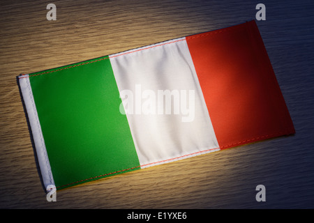 Italie drapeau national Banque D'Images