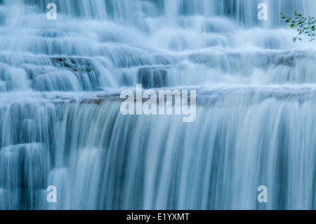 L'eau tombe à Glen Park, Williamsville New York. Banque D'Images