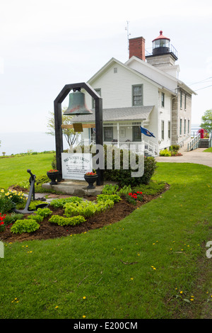 Sodus Bay lighthouse museum de New York State Banque D'Images