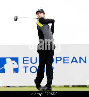 Rory McIlroy au Royal Portrush, co Antrim, en Irlande du Nord Banque D'Images