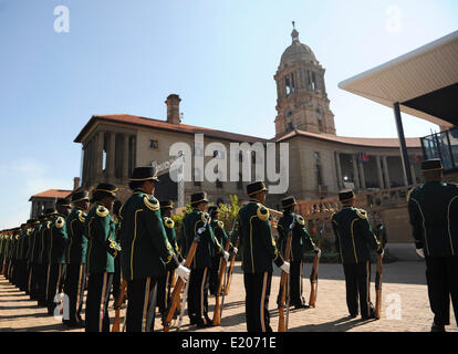Le président Zuma's inauguration à l'Union Buildings, Pretoria. 2014 Banque D'Images