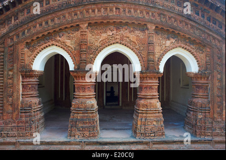 L'Inde, le Bengale occidental, Baranagar, village célèbre pour le temple d'argile Banque D'Images