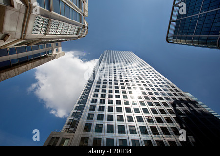 One Canada Square, Canary Wharf, London Banque D'Images