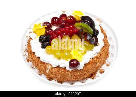 Gâteau aux fruits Banque D'Images