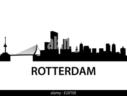 Rotterdam Skyline Banque D'Images