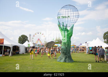 Manchester, TN, US. 12 Juin, 2014. Le Bonnaroo Music Festival qui aura lieu à Manchester, TN, USA le 12 juin 2014 Crédit : Marc Griffin/Alamy Live News Banque D'Images