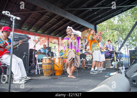 Manchester, TN, US. 12 Juin, 2014. Le Bonnaroo Music Festival qui aura lieu à Manchester, TN, USA le 12 juin 2014 Crédit : Marc Griffin/Alamy Live News Banque D'Images