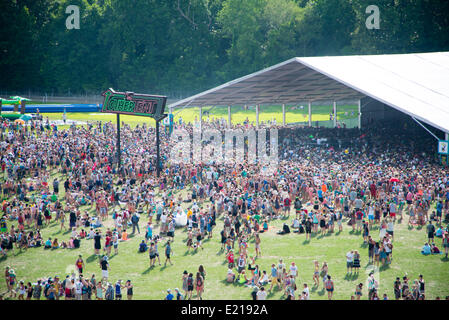 Manchester, TN, US. 12 Juin, 2014. Le Bonnaroo Music Festival qui aura lieu à Manchester, TN, USA le 12 juin 2014 Crédit : Marc Griffin/Alamy Live News Banque D'Images