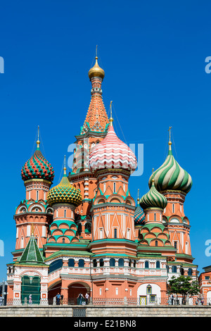 La Cathédrale Saint-Basile de la Russie à Moscou Banque D'Images