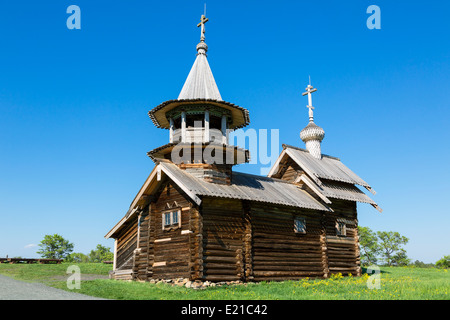 La Russie, la Carélie de l'île de Kizhi Banque D'Images