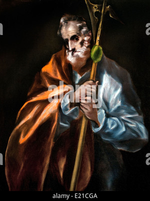 Apôtre saint Jude (Thaddée) 1610-14 El Greco Dominikos Theotokopoulos (Crète 1541 Toledo 1614) Grec Espagnol Banque D'Images