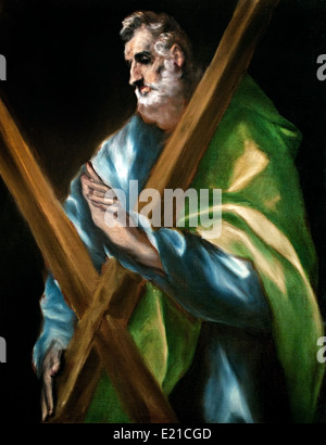 Saint André apôtre 1610-14 El Greco Dominikos Theotokopoulos (Crète 1541 Toledo 1614) Grec Espagnol Banque D'Images