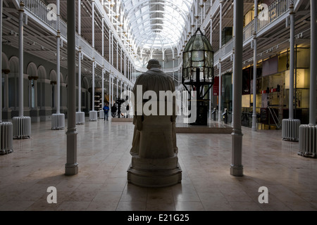 La Grande Galerie de l'ancien Musée Royal. Musée national d'Écosse, Édimbourg, Écosse Banque D'Images