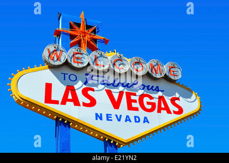 Bienvenue à Las Vegas Sign Banque D'Images