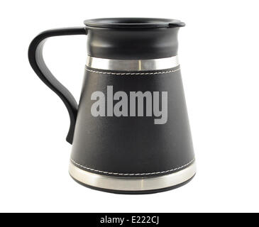 Tasse à café de voyage noir Banque D'Images