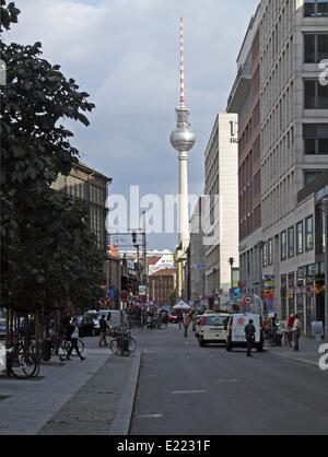 La tour de télévision Allemagne Berlin Banque D'Images