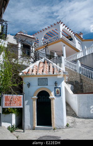 Chapelle dans Canillas de Aceituno - Malaga Espagne Banque D'Images