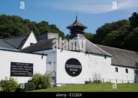 Distillerie de whisky Glengoyne Dumgoyne, au nord de Glasgow, en Écosse. Banque D'Images