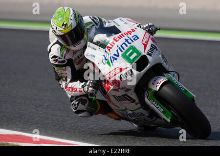 Barcelone, Catalogne, Espagne. 13 juin 2014. Monster Energy Grand Prix de Catalunya. Hector Barbea (ESP), Avintia Racing rider, en action au cours de la libre pratique de la MotoGP au Grand Prix de Catalogne de Monster Energy le circuit de Montmelo. Credit : Action Plus Sport Images/Alamy Live News Banque D'Images