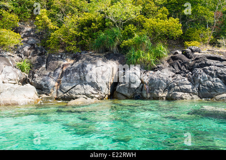 De superbes plages tropicales du parc national marin de Tarutao, Satun, le sud de la Thaïlande Banque D'Images