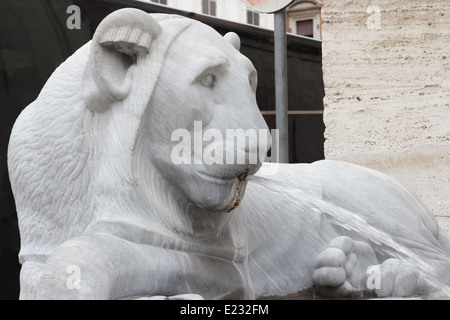 La Fontana dell'Acqua Felice à Rome, Italie Banque D'Images