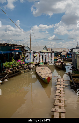 Cambodge les peuples normaux vivent Banque D'Images