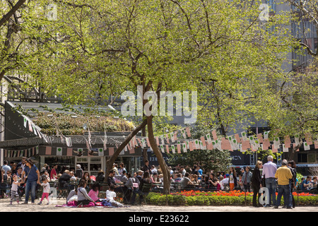 Le shake Shack, Madison Square Park, NYC Banque D'Images