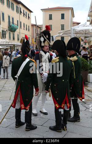 Île italienne où Napoléon fut envoyé en exil a marqué le 200e anniversaire de l'arrivée de l'empereur à Portoferraio, Italie Banque D'Images