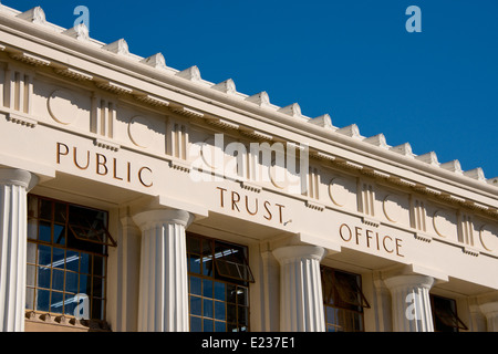 Nouvelle Zélande, île du Nord, Napier. La confiance du public. Banque D'Images