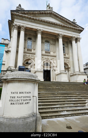 La Tate Britain Collection nationale d'art britannique Westminster Millbank LONDON UK Banque D'Images