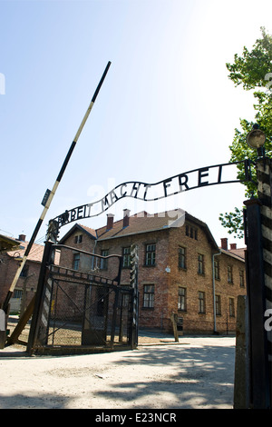 Pologne, Auschwitz, camp de concentration Banque D'Images